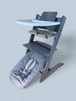 Stokke® Tripp Trapp inkl. Babyset, Kissen, Tray & Newborn